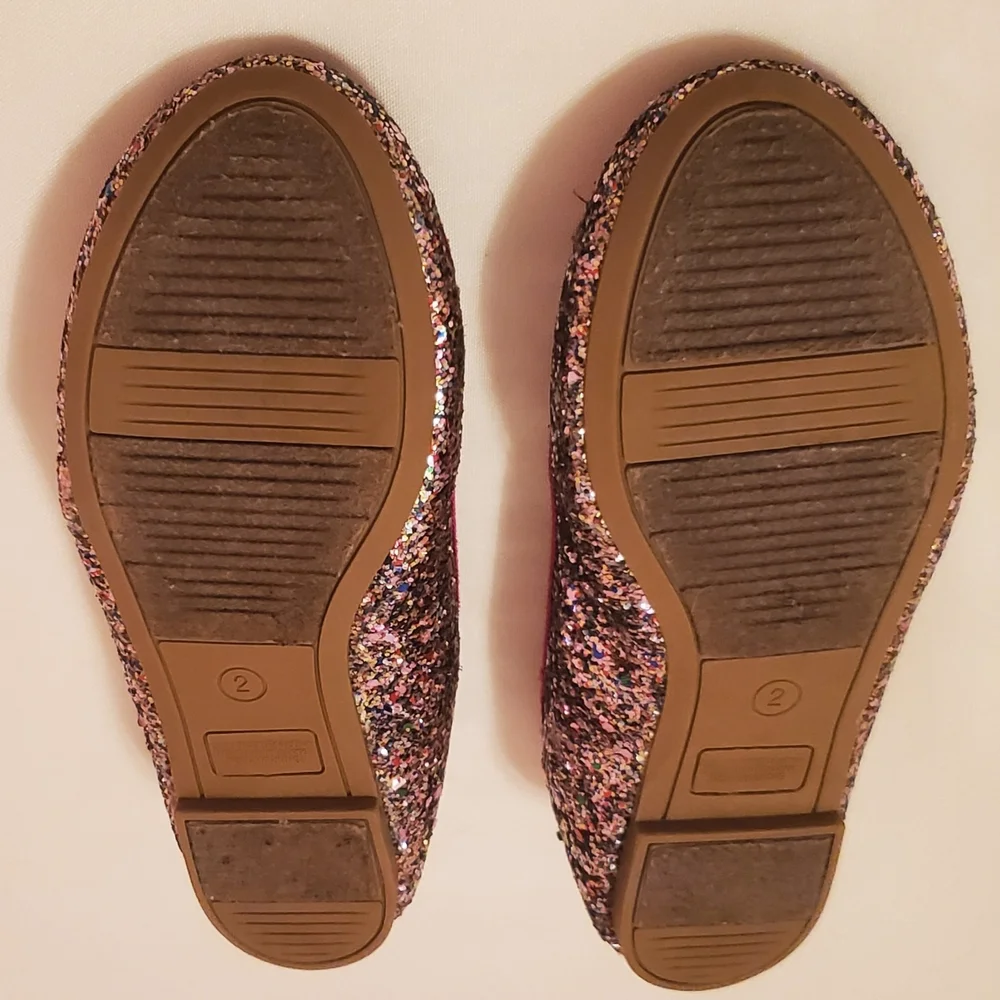 Girl's 2 Cherokee Fleta Glitter Ballet Flat